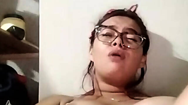 My Big Tits Want to Be Fucked by Your Penis Girl with Colored Hair and Glasses P1