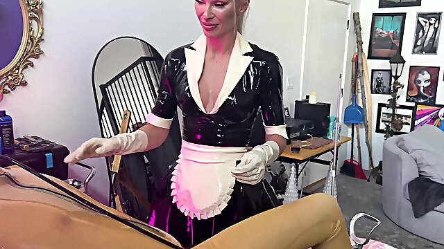 Stacy Quartz, Rubber and Perv Vacuum Play, Fuck and Blow 1/2
