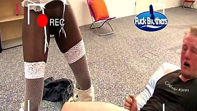 Bound Cum Bondage Fuck Fest with Hot Blondes