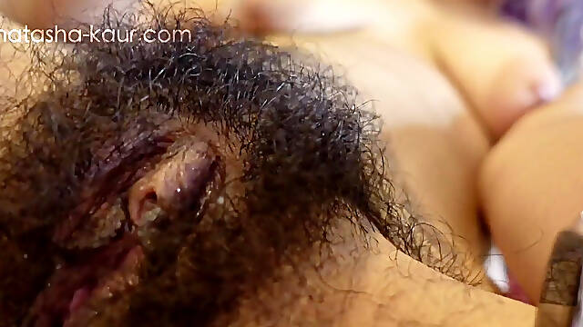 I Rub My Clit and It Gets so Swollen, and My Hairy Pussy Gets so Wet