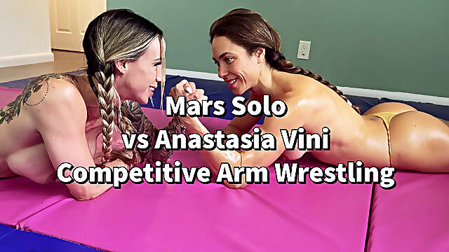 Topless Arm Wrestling Compilation - Mars Solo, Anastasia Vini, Paris Love, Nadia White, Sugar Diamond, Vika Ruslanova