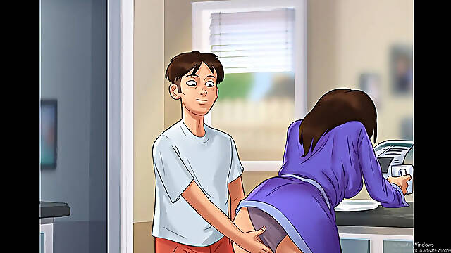 Busty Stepmom Debbie Loves Fucking Doggy Style Summertime Saga