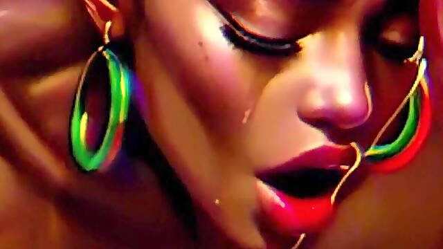 Big Boobs and Ass Ebony Goddesses - White Cock Worship Dark Asmr & Extreme Contrast (4k Ai Animated Porn)