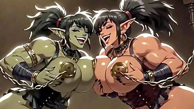 Funny Boobs with Demons, Ai Animation