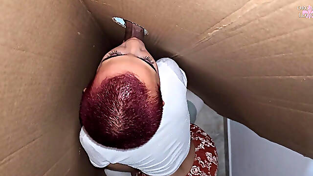 Latina Is Surprised and Begs for Her Glory Hole and Drains This Big Cock