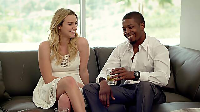 Isiah Maxwell and Marley Matthews in steamy interracial action with a cowgirl twist.